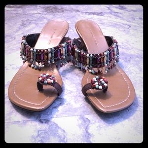 Ann Marino ISHA multi Colored Sandals